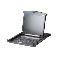 "ATEN Slideaway Console 17-Inch LCD CL1000M-ATA-2XK06DNG - Ultimate Efficiency and Space-Saving Solution"